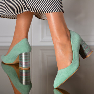 Pantofi Cu Toc Dama Alara 2 Verzi- Need 4 Shoes