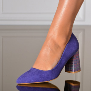Pantofi Cu Toc Dama Alara 2 Mov- Need 4 Shoes