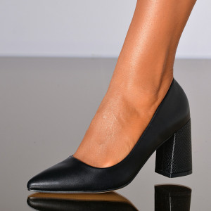 Pantofi Cu Toc Dama Alara 3 Negri - Need 4 Shoes
