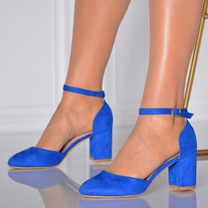 Pantofi Cu Toc Dama Doina   Albastri- Need 4 Shoes