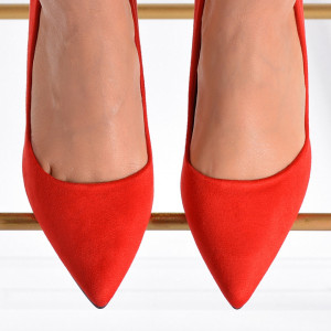 Pantofi Cu Toc Dama Drucila Rosii- Need 4 Shoes