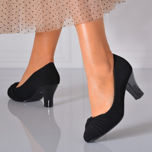 Pantofi Cu Toc Dama Eleonora 2 Negri- Need 4 Shoes