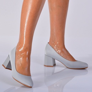 Pantofi Cu Toc Dama Gioselina Argintii- Need 4 Shoes