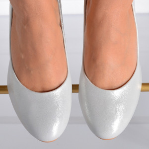 Pantofi Cu Toc Dama Herta Argintii- Need 4 Shoes
