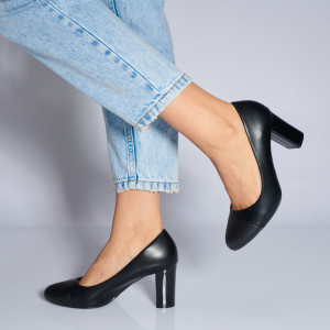 Pantofi Cu Toc Dama Maura Negri- Need 4 Shoes