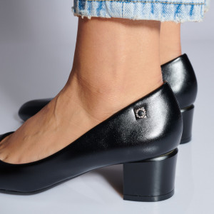 Pantofi Cu Toc Dama Melina Negri- Need 4 Shoes