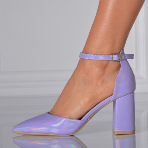 Pantofi Cu Toc Dama Melody Mov- Need 4 Shoes
