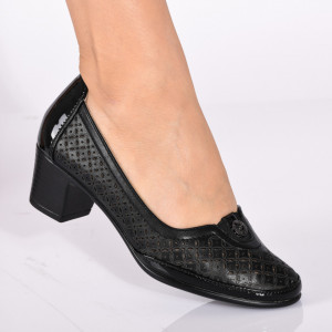 Pantofi Cu Toc Dama Nedia Negri- Need 4 Shoes