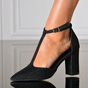 Pantofi Cu Toc Dama Thea Negri - Need 4 Shoes