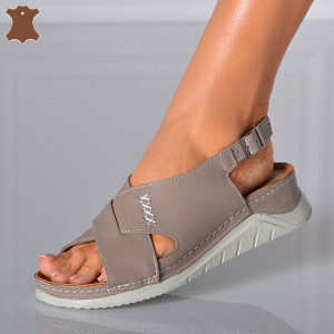 Sandale Dama Piele Naturala Alida Nude- Need 4 Shoes