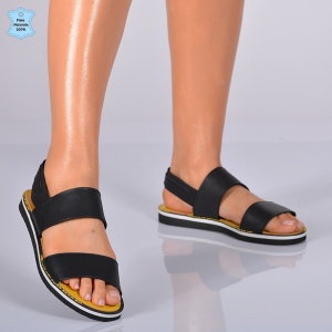 Sandale Dama Piele Naturala Roberta Negre- Need 4 Shoes