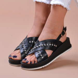 Sandale dama Bake Negre - Need 4 Shoes