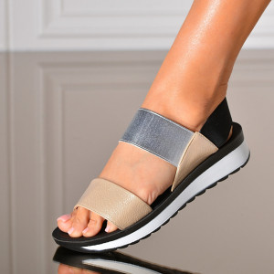 Sandale Dama Doja Bej- Need 4 Shoes