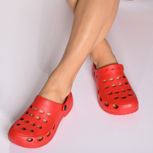 Papuci Dama Domino Rosii- Need 4 Shoes