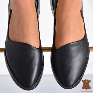 Pantofi Dama Piele Naturala Bliss Negri- Need 4 Shoes