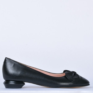 Pantofi Cu Toc Piele Naturala Alissa Negri- Need 4 Shoes