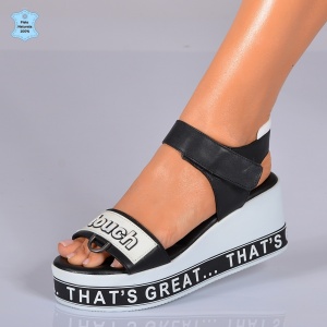 Sandale Dama Piele Naturala Hermyna Negre- Need 4 Shoes