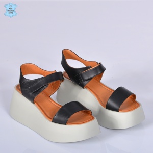 Sandale Piele Naturala Ramira 2 Negre- Need 4 Shoes