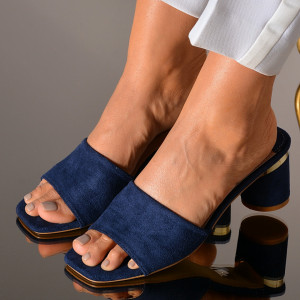 Papuci Cu Toc Penelopa Navy- Need 4 Shoes