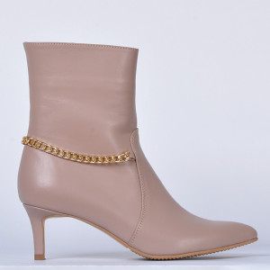 Botine Piele Naturala Seline Nude- Need 4 Shoes