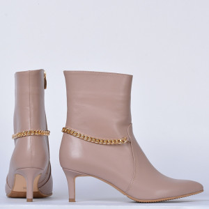 Botine Piele Naturala Seline Nude- Need 4 Shoes