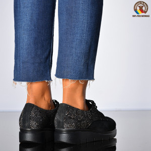 Pantofi Dama Piele Naturala Eldina Negri- Need 4 Shoes