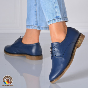 Pantofi Dama Piele Naturala Melda Navy- Need 4 Shoes