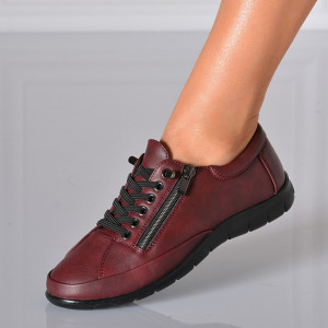 Pantofi Casual Dama Alvina Bordo- Need 4 Shoes