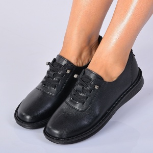 Pantofi Casual Dama Dermina  Negri- Need 4 Shoes