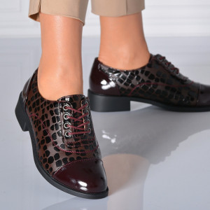 Pantofi Casual Dama Marga 5 Bordo- Need 4 Shoes