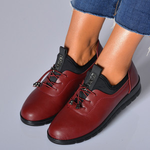 Pantofi Casual Dama Ponce Bordo- Need 4 Shoes