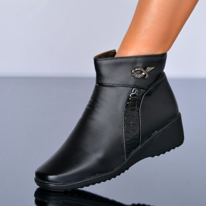 Ghete Dama imblanite Anca Negre - Need 4 Shoes