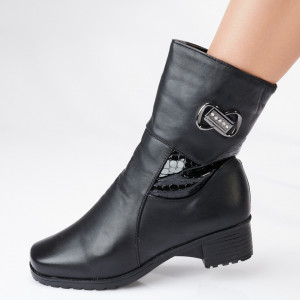 Ghete Dama Imblanite Ara 7 Negre- Need 4 Shoes