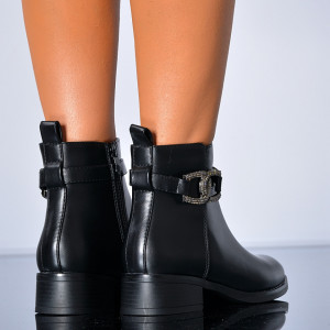 Ghete Dama Imblanite Loriana Negre - Need 4 Shoes