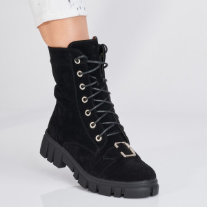 Ghete Dama Imblanite Ludres 2 Negre-Need 4 Shoes