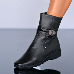 Ghete Dama Imblanite Madalina 6  Negre- Need 4 Shoes