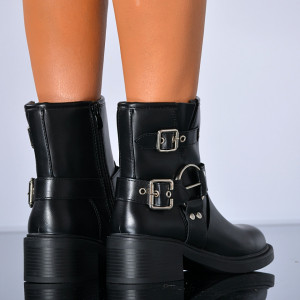 Ghete Dama Imblanite Megan Negre - Need 4 Shoes