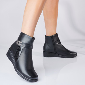 Ghete dama imblanite Noni 16 Negre - Need 4 Shoes