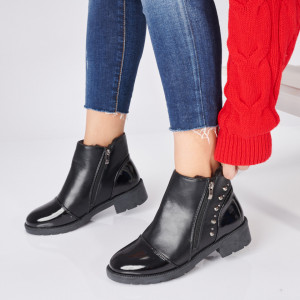 Ghete Dama Imblanite Virginia Negre - Need 4 Shoes