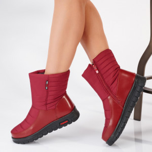 Cizme Dama Imblanite Alfy 3 Rosii- Need 4 Shoes