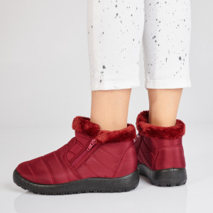 Cizme Dama Imblanite Alvaro Rosii- Need 4 Shoes