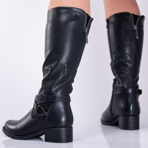 Cizme Dama Imblanite Amber 2 Negre - Need 4 Shoes