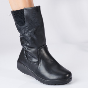Cizme Dama Imblanite Avram Negre - Need 4 Shoes
