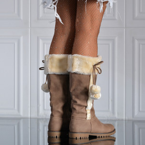Cizme Dama Imblanite Galya Kaki- Need 4 Shoes