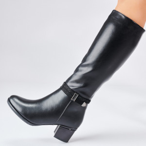 Cizme Dama Imblanite Sisy Negre - Need 4 Shoes