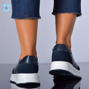 Adidasi Dama Piele Naturala Maurina Navy- Need 4 Shoes