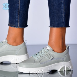 Adidasi Dama Piele Naturala Olivia Vernil- Need 4 Shoes
