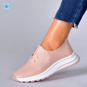 Adidasi Dama Piele Naturala Roua Roz- Need 4 Shoes