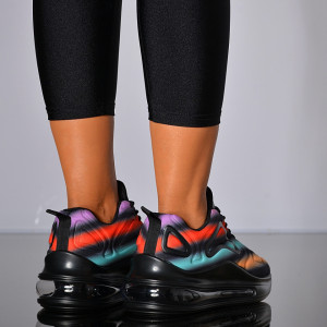 Adidasi Dama Adena Negru/Rosu- Need 4 Shoes