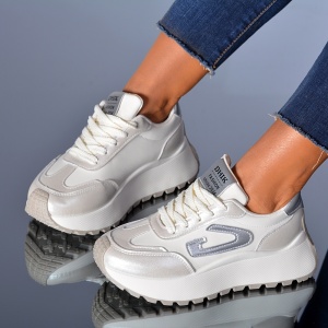 Adidasi Dama Indy Alb/Argintiu- Need 4 Shoes